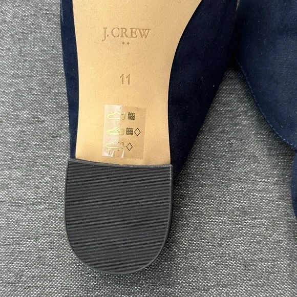 J. Crew Women's Navy and Black Mules - Picture 4 of 7